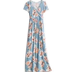 Maternity Cross Front Maxi Dress